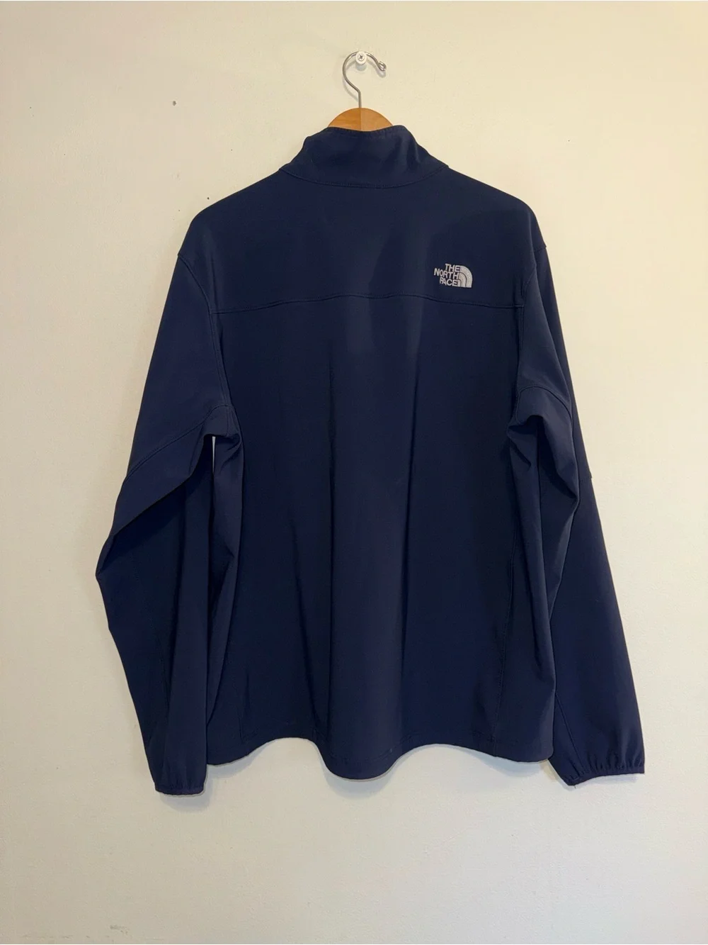 The North Face Men's Apex Soft Shell Full Zip Size Extra Large Navy